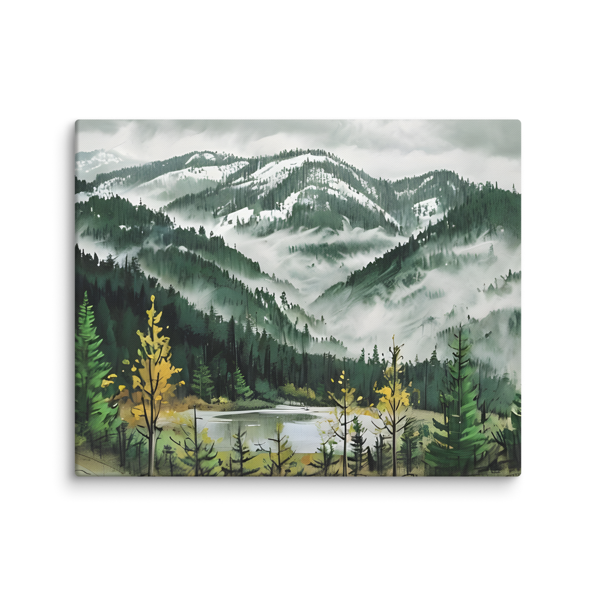 Misty Mountain Serenity – Digify Art