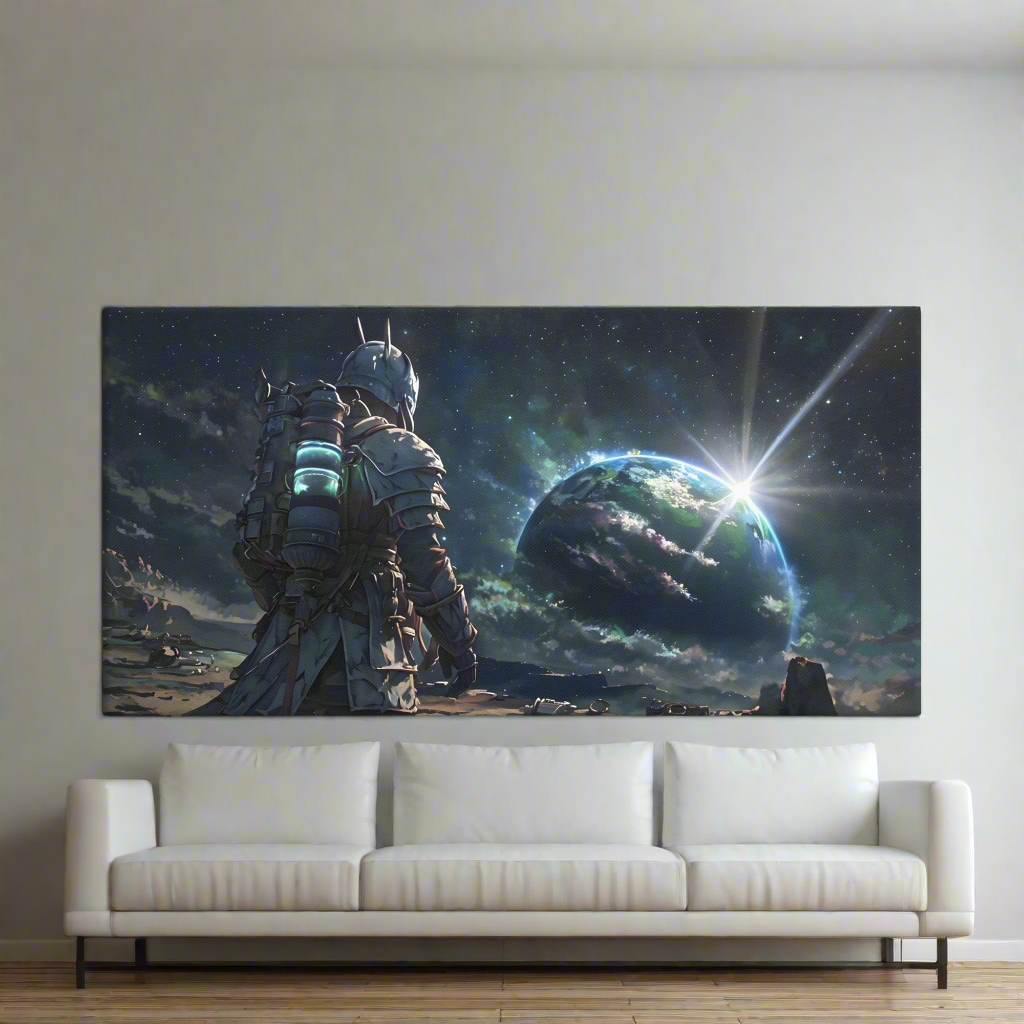 Starlit Galactic Wanderer